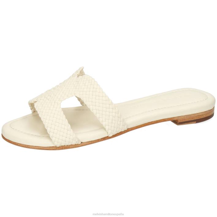 hanna 83 mujer Melvin & Hamilton blanco JRT41632 mulas