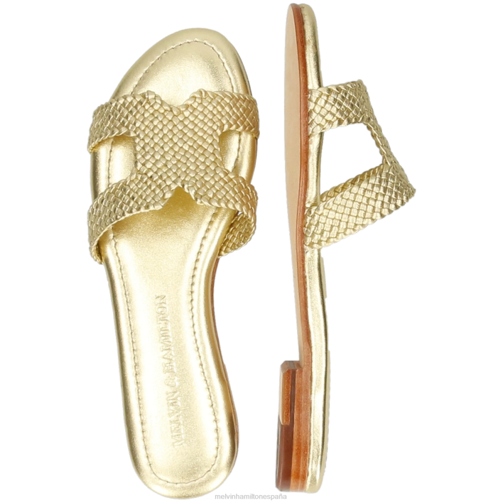 hanna 83 mujer Melvin & Hamilton oro JRT41592 mulas