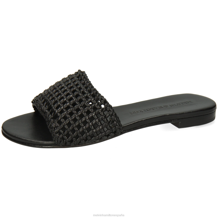 hanna 87 mujer Melvin & Hamilton negro JRT41636 mulas