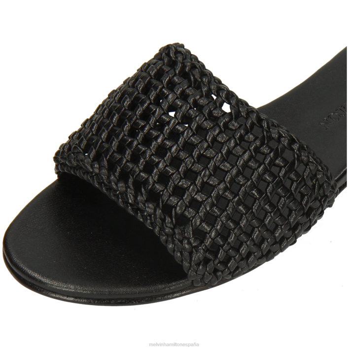 hanna 87 mujer Melvin & Hamilton negro JRT41636 mulas