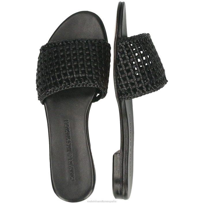 hanna 87 mujer Melvin & Hamilton negro JRT41636 mulas