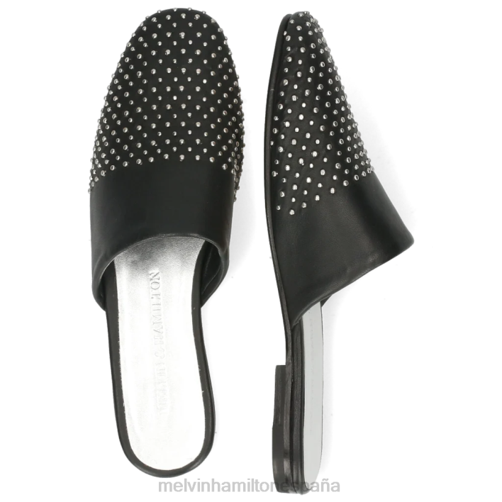 mandy 3 mujer Melvin & Hamilton negro JRT41668 mulas