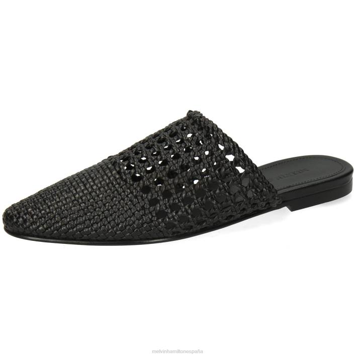 mira 3 mujer Melvin & Hamilton negro JRT41753 mulas