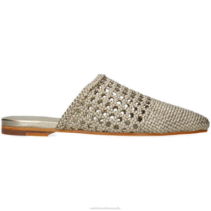 mira 3 mujer Melvin & Hamilton plata JRT41698 mulas