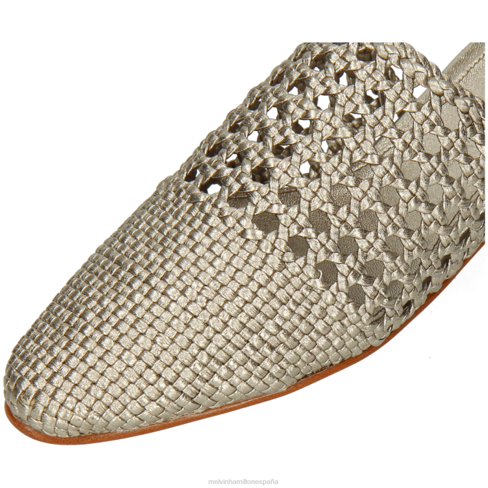 mira 3 mujer Melvin & Hamilton plata JRT41698 mulas