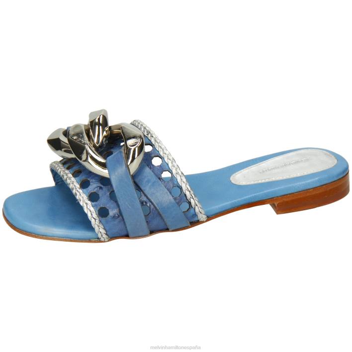 nikita 33 mujer Melvin & Hamilton azul JRT41537 mulas