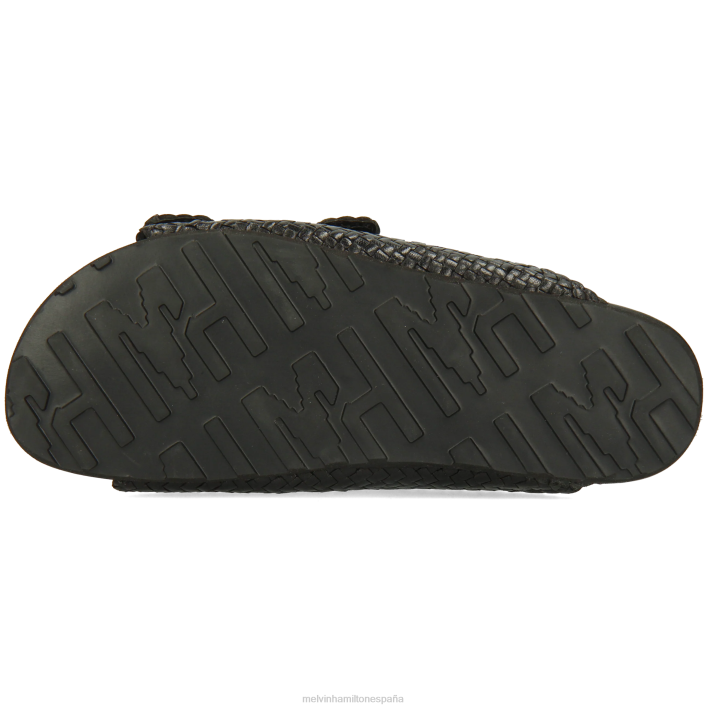 petra 1 mujer Melvin & Hamilton negro JRT41629 mulas