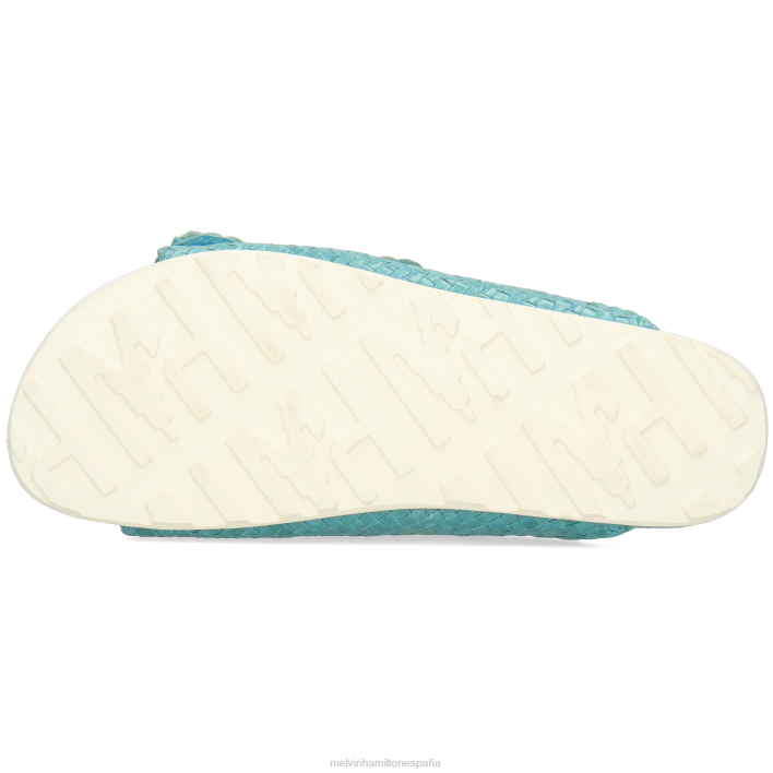 petra 1 mujer Melvin & Hamilton turquesa JRT41574 mulas
