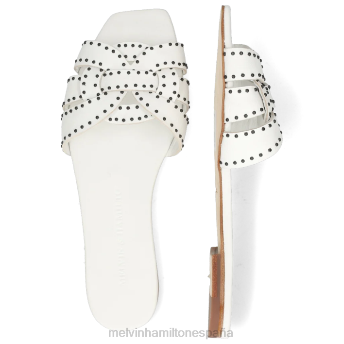 sandrina 2 mujer Melvin & Hamilton blanco JRT41748 mulas