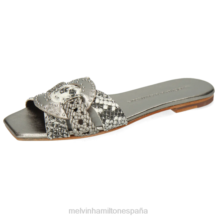 sandrina 2 mujer Melvin & Hamilton gris JRT41737 mulas