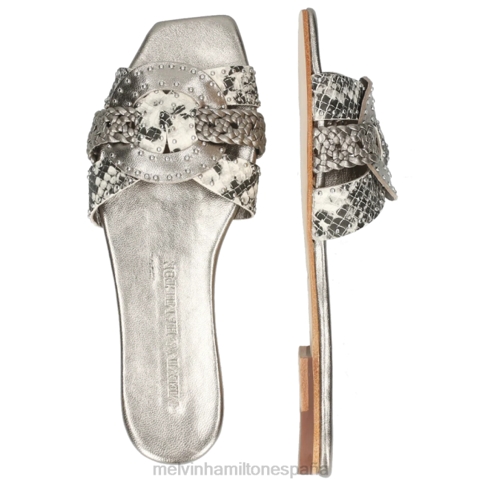 sandrina 2 mujer Melvin & Hamilton gris JRT41737 mulas