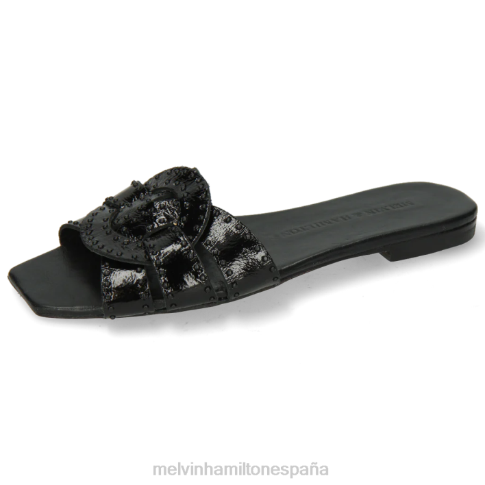 sandrina 2 mujer Melvin & Hamilton negro JRT41722 mulas
