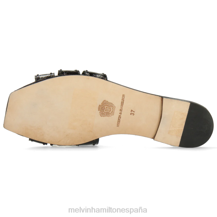 sandrina 2 mujer Melvin & Hamilton negro JRT41722 mulas