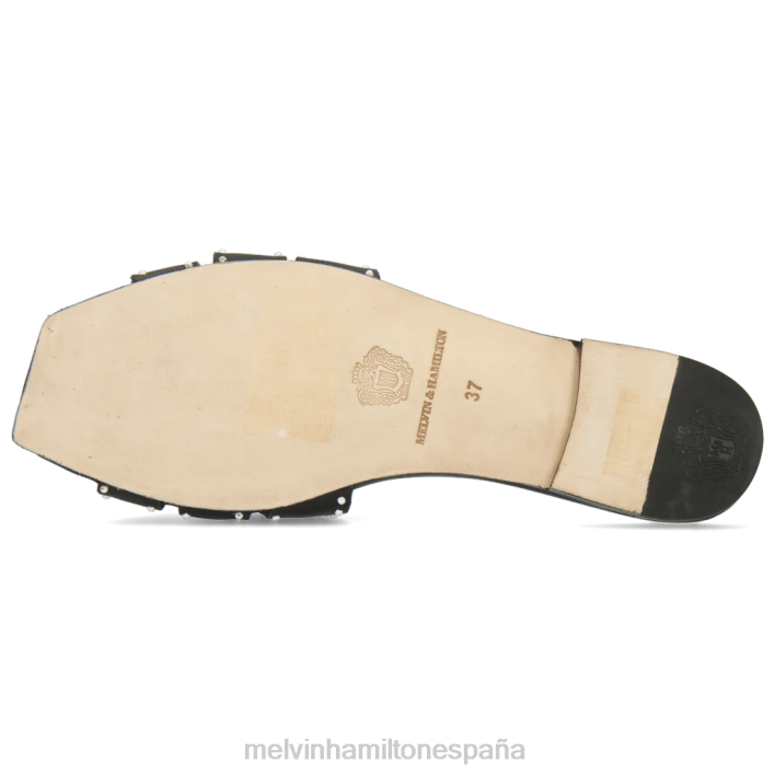 sandrina 2 mujer Melvin & Hamilton negro JRT41755 mulas