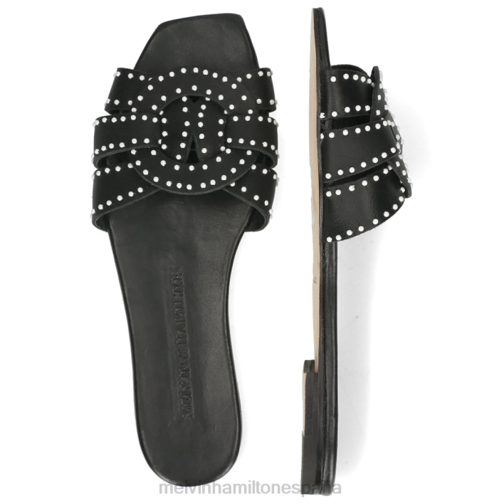 sandrina 2 mujer Melvin & Hamilton negro JRT41755 mulas