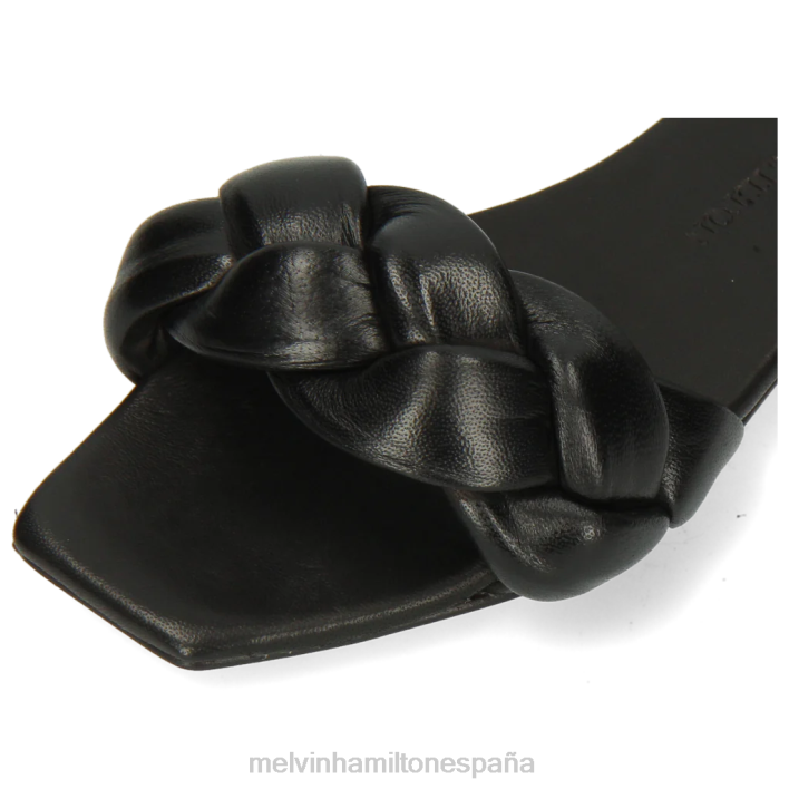 sandrina 3 mujer Melvin & Hamilton negro JRT41709 mulas