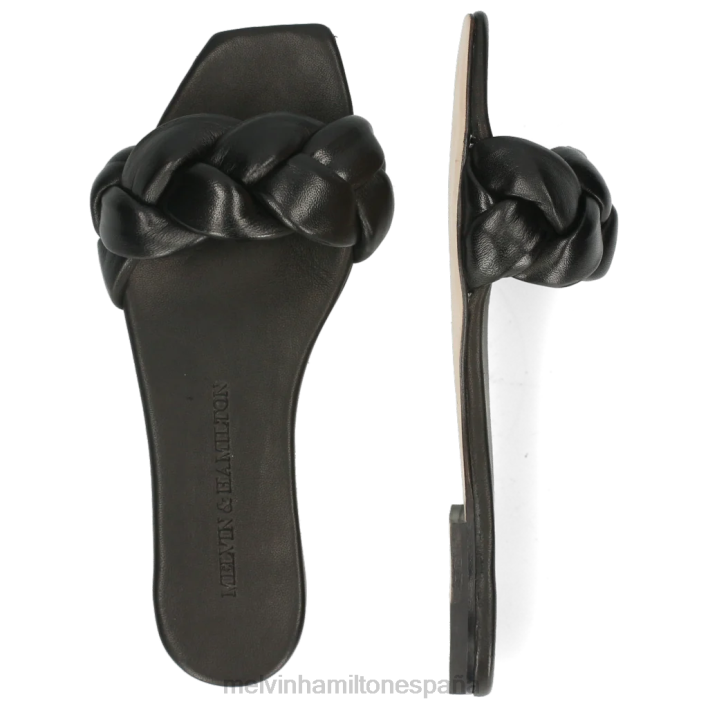 sandrina 3 mujer Melvin & Hamilton negro JRT41709 mulas
