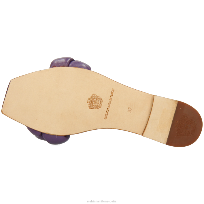 sandrina 3 mujer Melvin & Hamilton púrpura JRT41594 mulas