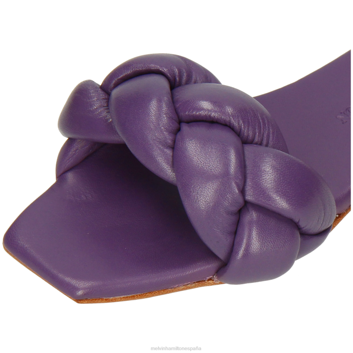 sandrina 3 mujer Melvin & Hamilton púrpura JRT41594 mulas