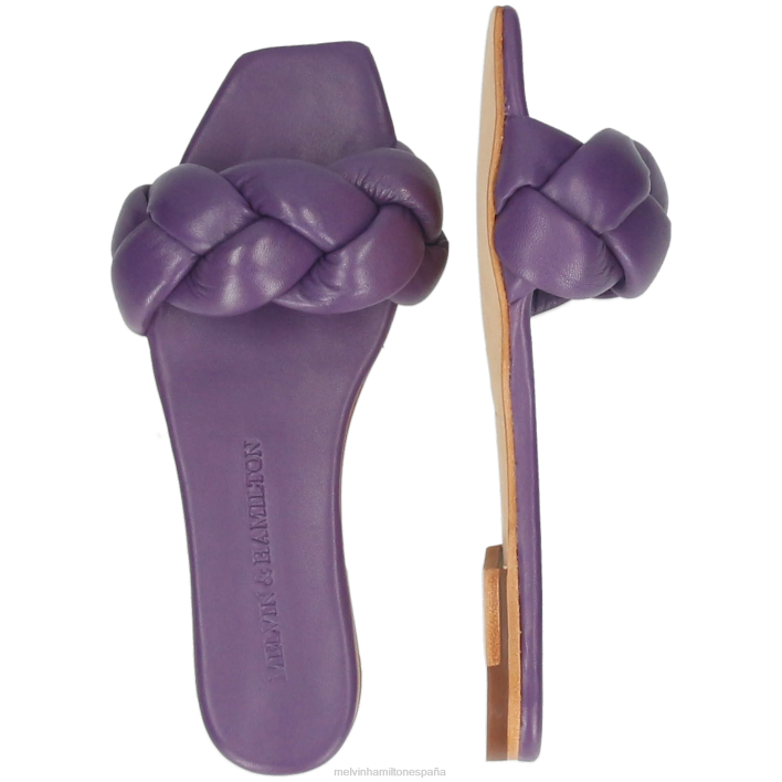 sandrina 3 mujer Melvin & Hamilton púrpura JRT41594 mulas