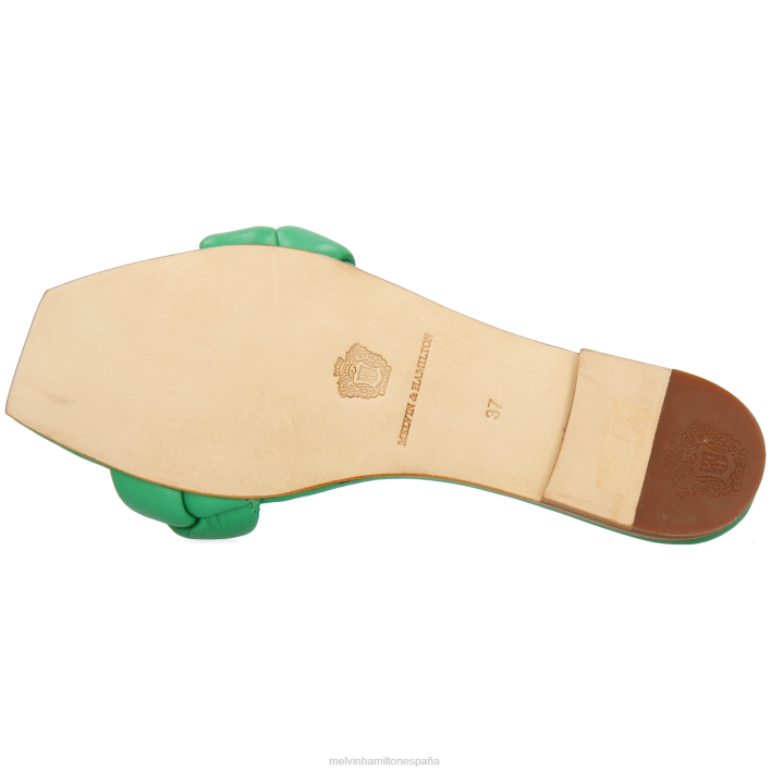 sandrina 3 mujer Melvin & Hamilton verde JRT41582 mulas