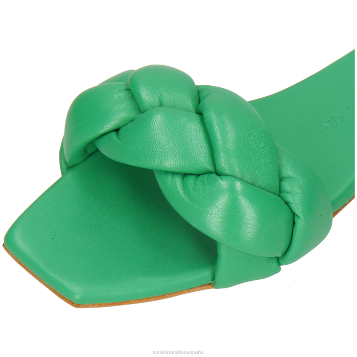 sandrina 3 mujer Melvin & Hamilton verde JRT41582 mulas