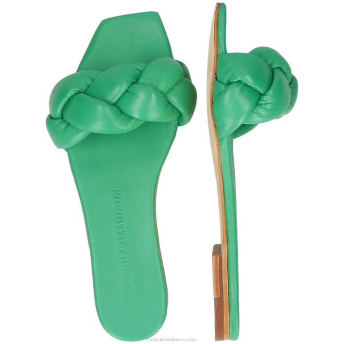 sandrina 3 mujer Melvin & Hamilton verde JRT41582 mulas