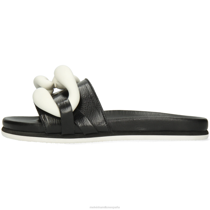 wilma 26 mujer Melvin & Hamilton negro JRT41655 mulas