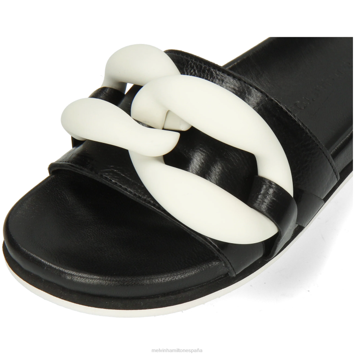 wilma 26 mujer Melvin & Hamilton negro JRT41655 mulas