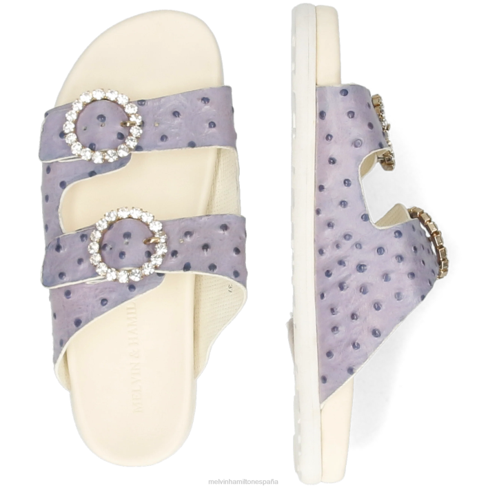 wilma 32 mujer Melvin & Hamilton gris JRT41564 mulas