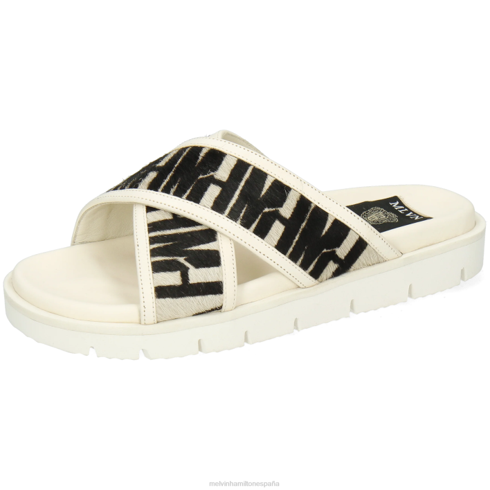 wilma 9 mujer Melvin & Hamilton blanco JRT41657 mulas