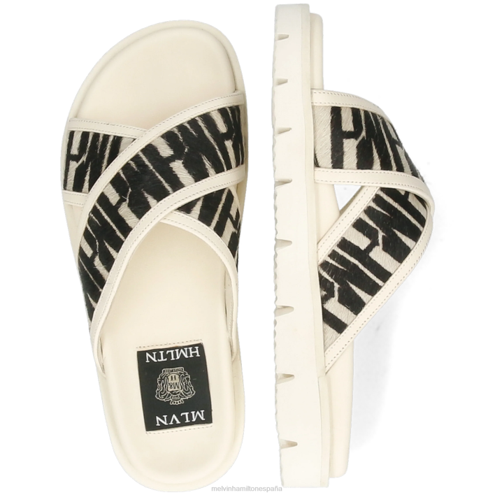 wilma 9 mujer Melvin & Hamilton blanco JRT41657 mulas