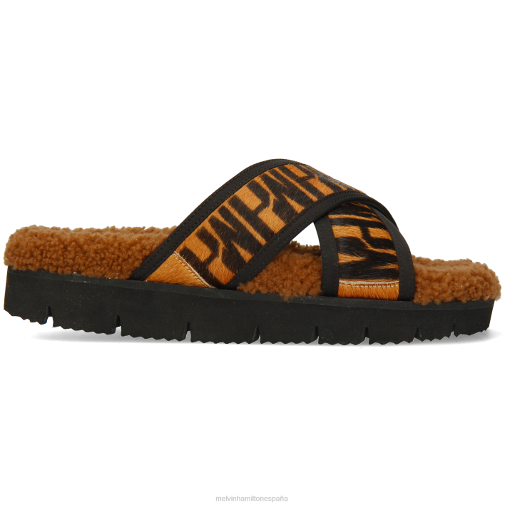 wilma 9 mujer Melvin & Hamilton marrón JRT41639 mulas