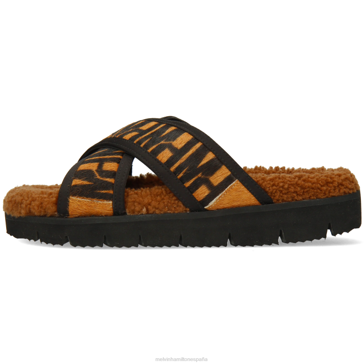 wilma 9 mujer Melvin & Hamilton marrón JRT41639 mulas