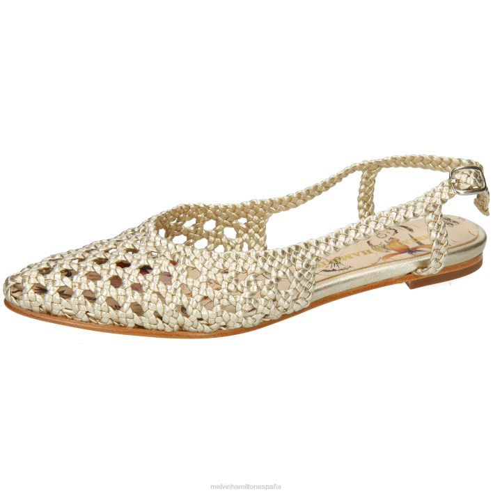 alexa 27 mujer Melvin & Hamilton oro JRT41893 sandalias