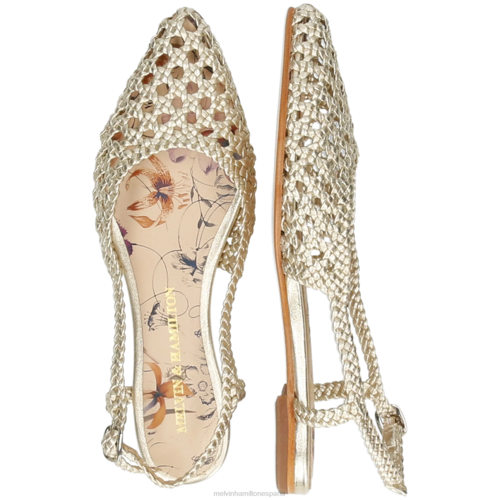 alexa 27 mujer Melvin & Hamilton oro JRT41893 sandalias