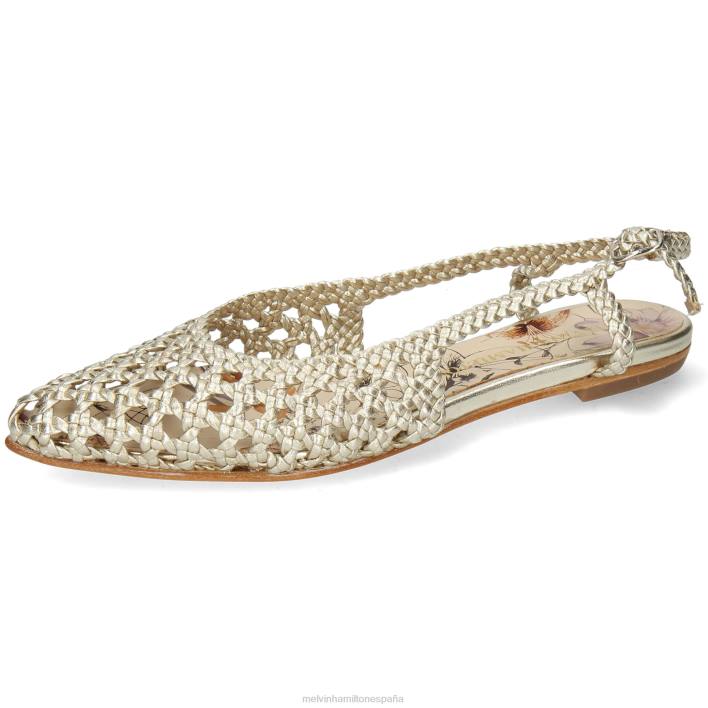 alexa 27 mujer Melvin & Hamilton oro JRT41942 sandalias