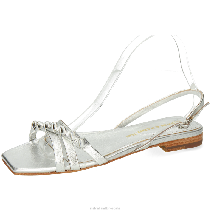 brooke 1 mujer Melvin & Hamilton plata JRT41924 sandalias