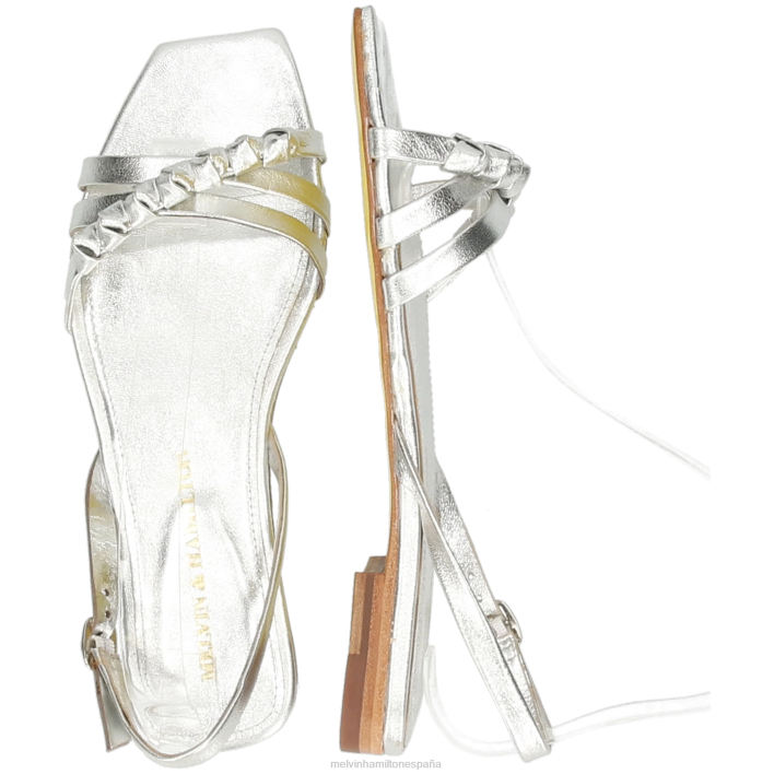 brooke 1 mujer Melvin & Hamilton plata JRT41924 sandalias