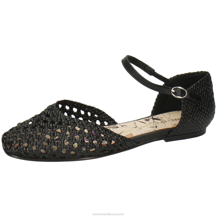 melly 9 mujer Melvin & Hamilton negro JRT41937 sandalias