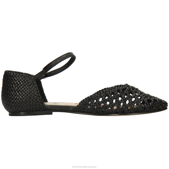 melly 9 mujer Melvin & Hamilton negro JRT41937 sandalias