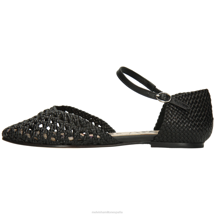 melly 9 mujer Melvin & Hamilton negro JRT41937 sandalias