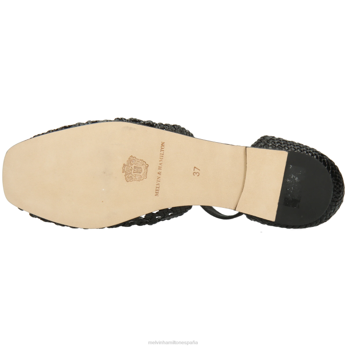 melly 9 mujer Melvin & Hamilton negro JRT41937 sandalias