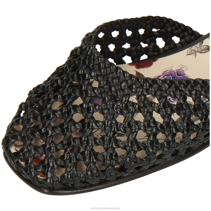 melly 9 mujer Melvin & Hamilton negro JRT41937 sandalias