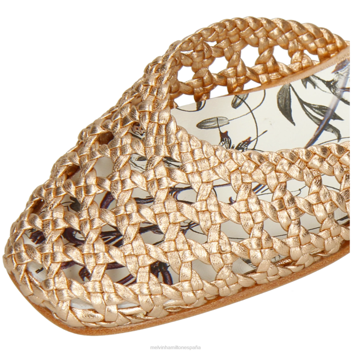 melly 9 mujer Melvin & Hamilton oro JRT41898 sandalias