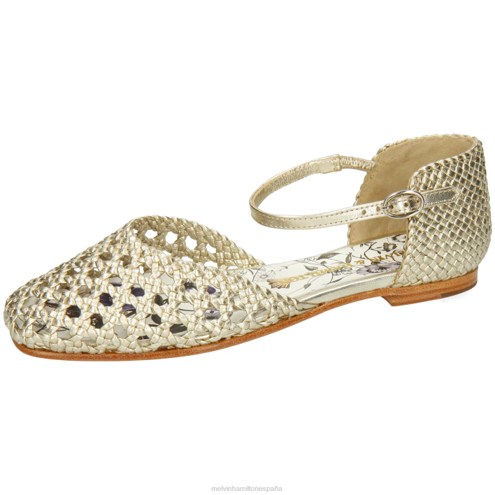 melly 9 mujer Melvin & Hamilton oro JRT41907 sandalias