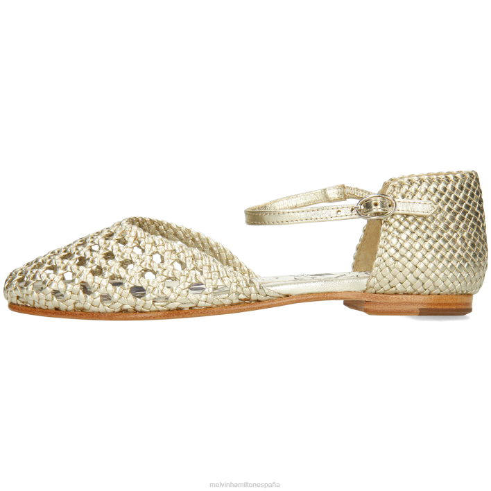 melly 9 mujer Melvin & Hamilton oro JRT41907 sandalias