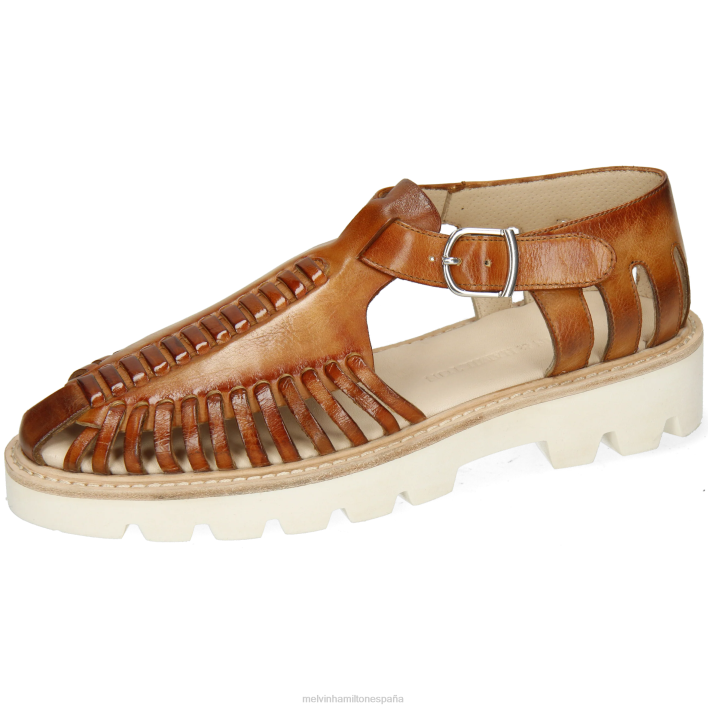 muchacha 17 mujer Melvin & Hamilton marrón JRT41936 sandalias