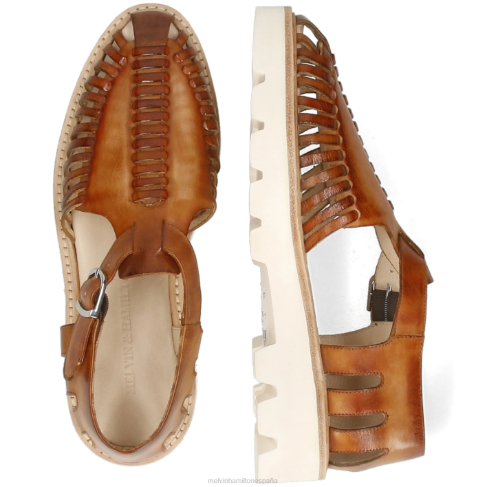 muchacha 17 mujer Melvin & Hamilton marrón JRT41936 sandalias