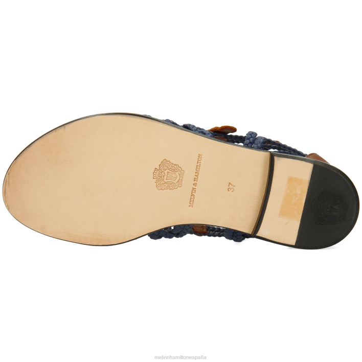 sandra 48 mujer Melvin & Hamilton azul JRT41903 sandalias